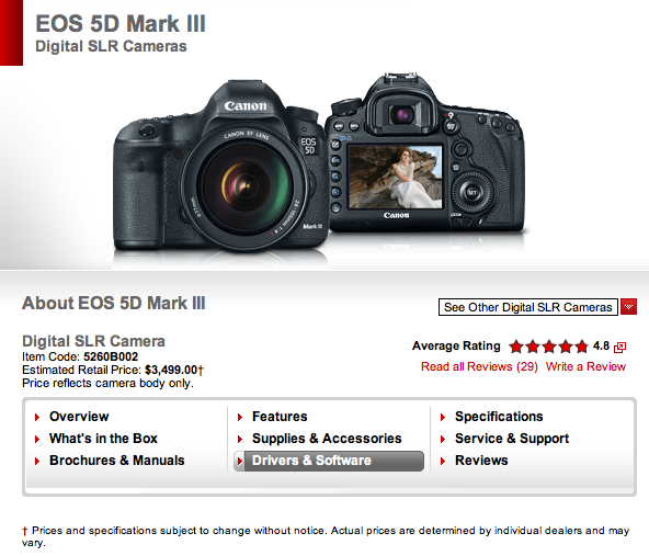 Canon 5d Software Download For Mac